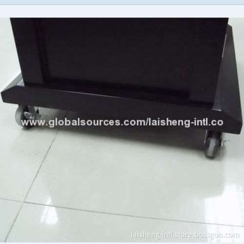Wooden Sunglasses Display Stand with Detachable 4-sides Logo Signage on Top